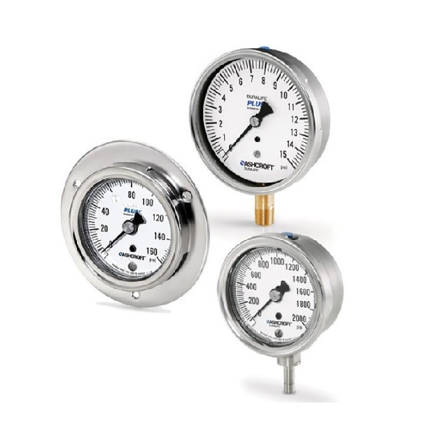 美國ASHCROFT 1009 全不銹鋼彈簧管壓力表